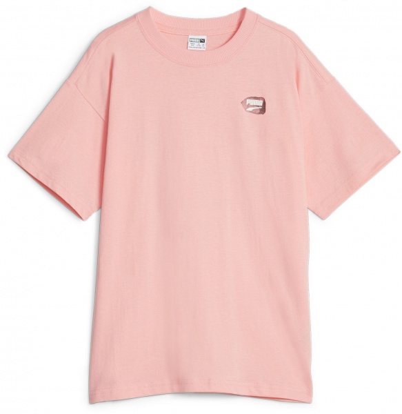 Футболка Puma DOWNTOWN GRAPHIC TEE KIDS 62159363 р.152 рожевий
