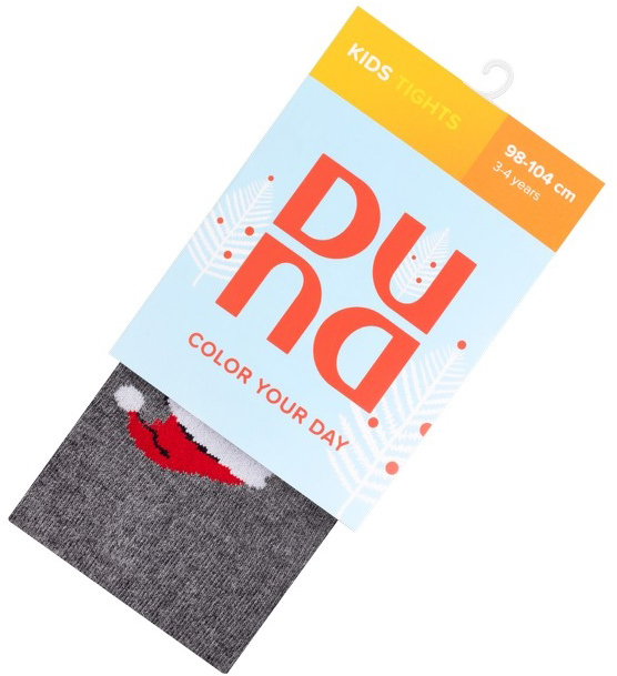 Колготки детские унисекс Duna 4466 р.122-128 темно-серый