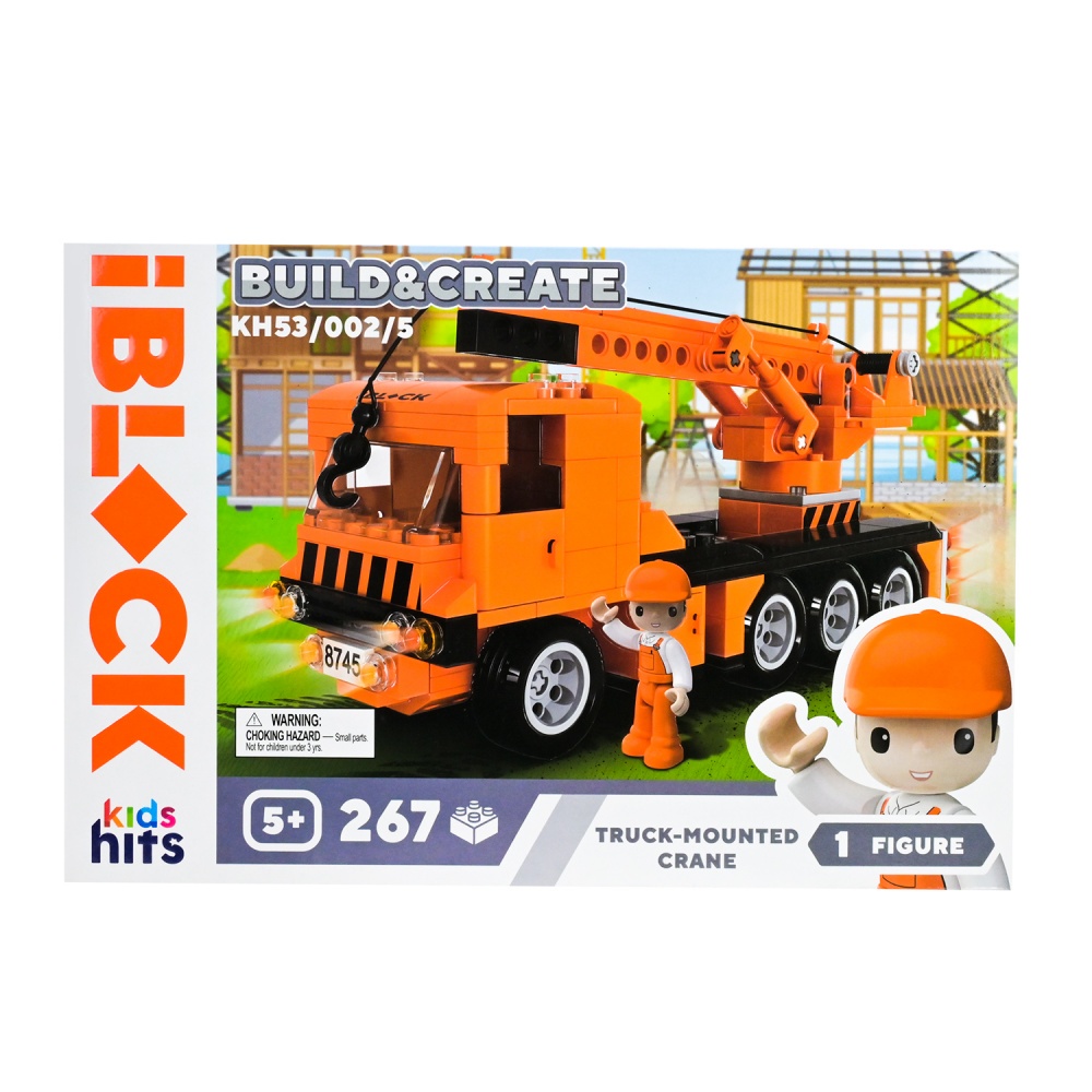 Игрушка-конструктор Shantou Kids hits IBLOCK JUNIOR 267 дет. KH53/002/5