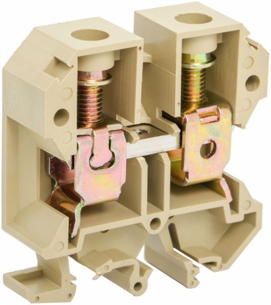 Колодка клемна набірна E.NEXT e.tc.din.pro.35 на DIN-рейку 35 кв.мм сірий 