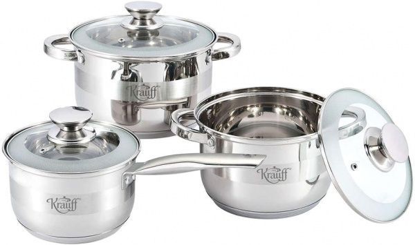 Набір каструль 26-238-023 Krauff