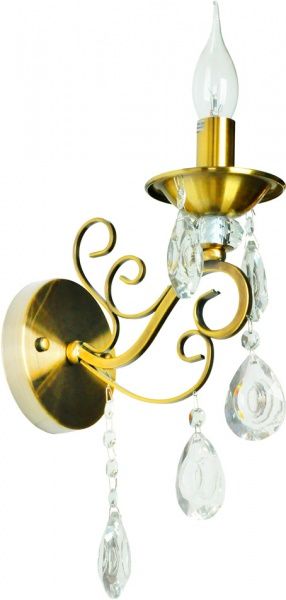 Бра Victoria Lighting Golden/AP1 1x40 Вт E14 золото 