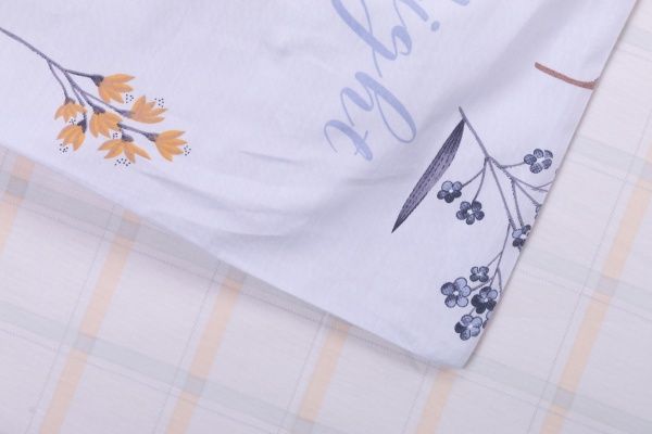 Комплект постельного белья Silver blossom двуспальный разноцветный принт La Nuit 