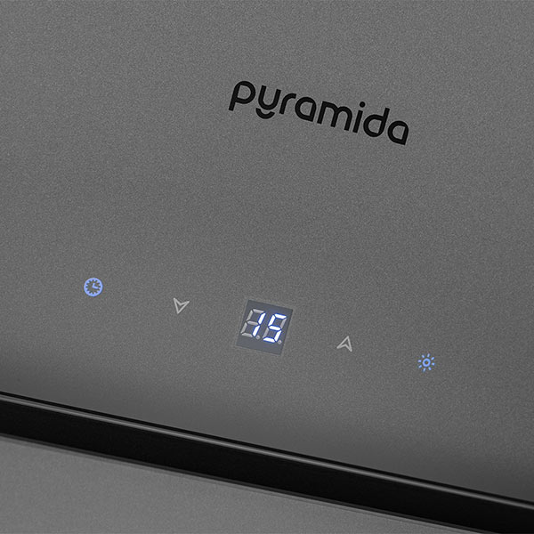 Вытяжка Pyramida HES 30 (D-600 MM) GRAY /AJ