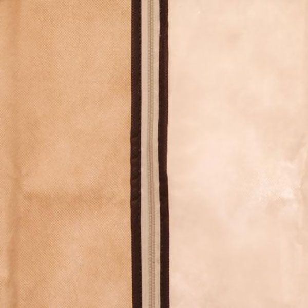 Чехол для одежды складной бежевый Vivendi 115x60 см бежевый/прозрачный