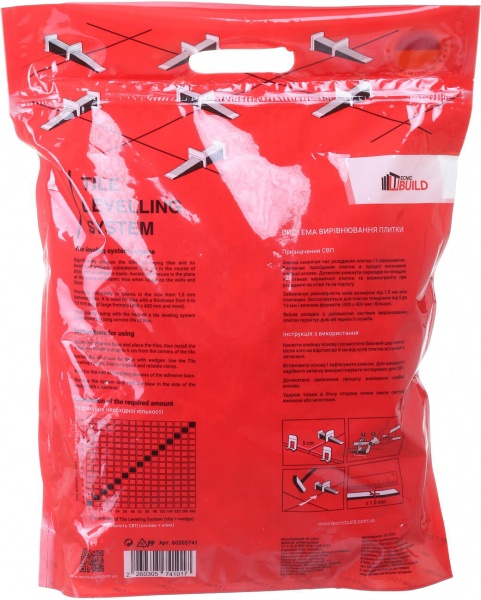 Система выравнивания плитки TecnicBuild 1,5 мм 1000 шт./уп