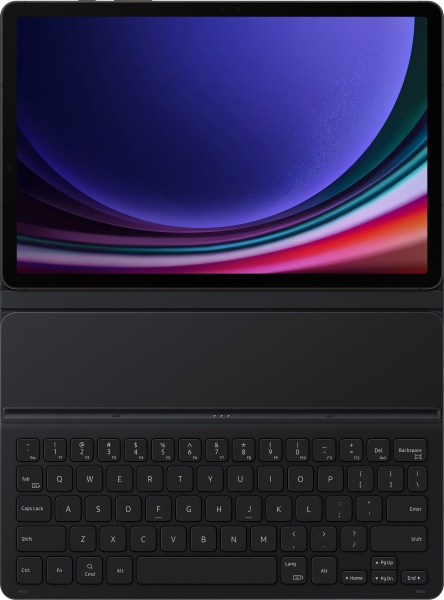 Чехол-книжка Samsung с клавиатурой Book Cover Keyboard Slim для Tab S9 black (EF-DX710BBEGUA) 