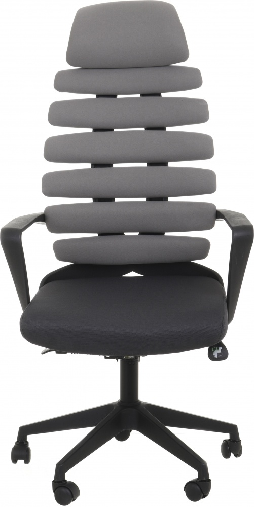 Крісло офісне Центр Меблів Астра сіро-чорний