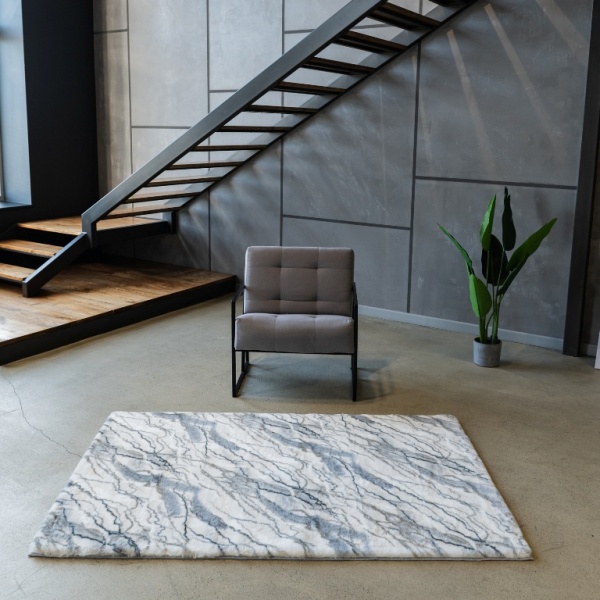 Килимок Dariana Rabbit Marble 120x180 см white 