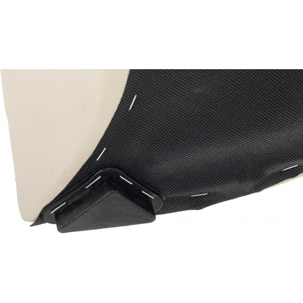 Пуф Марбет Півмісяць 400x400x240 мм Soft №18 молочний 