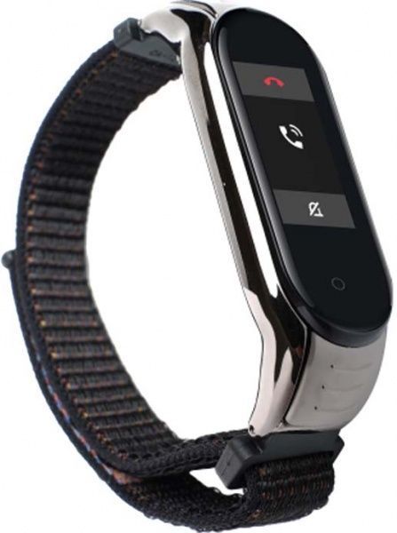 Сменный ремешок Xiaomi Smart Band для Mi Band 3/4 MShell Fab черно-красный 523247 