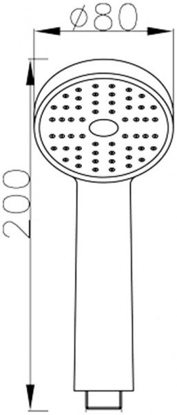 Ручной душ Mixxen Лучия MXZ0056