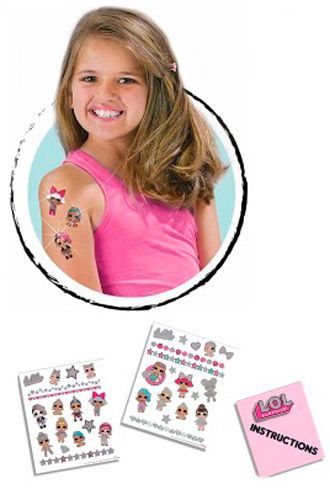 Набор SES тату-наклеек серии L.O.L SURPRISE! - Металлик 14192S