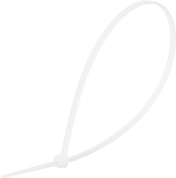 Стяжка кабельна CarLife білий, уп. 100 шт. 3,6х300мм