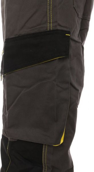 Полукомбинезон рабочий Delta Plus D-Mach р. L DMSALGJGT серый с желтым