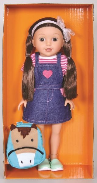 Лялька Lotus Onda Bumbleberry girls 38 см з рюкзачком (150020)