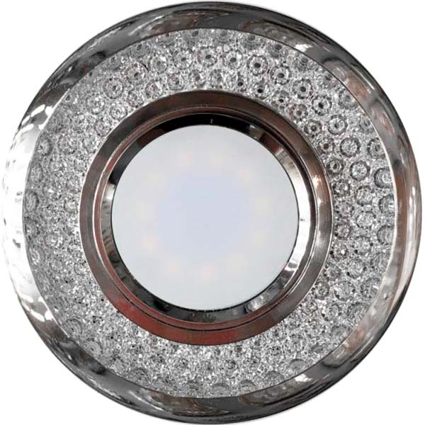 Светильник точечный LightMaster CL 7094 MR16 с led-подсветкой 3 Вт G5.3 4000 К хром/прозрачный хрусталь 