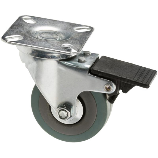 Колесо поворотное с платформой и тормозом Ø 50 мм