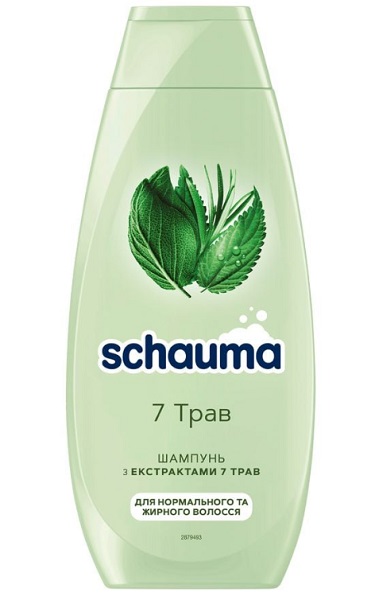 Шампунь Schauma 7 Трав для нормальных и жирных волос 250 мл