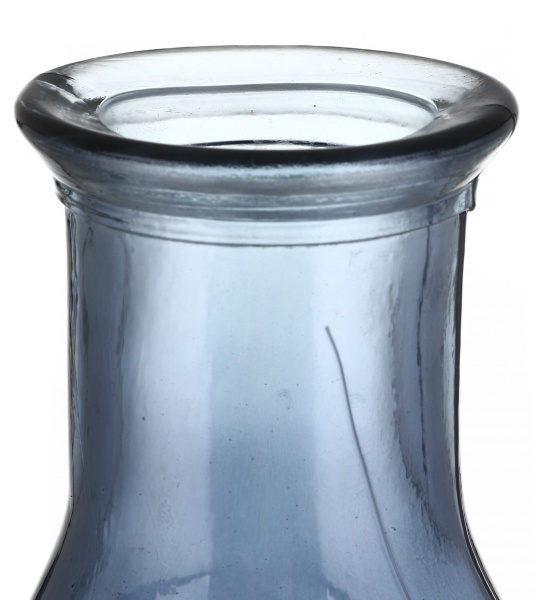 Ваза скляна San Miguel Adobe 80 см блакитно-сіра 