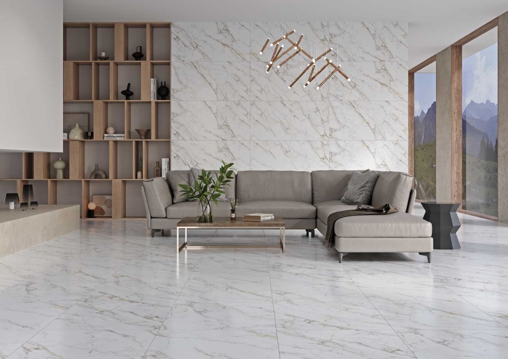 Плитка Cersanit Lumina gold satin rect 59,8x119,8 см