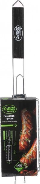 Решетка-гриль Grilland для сосисок и колбас хромированная 54х22,5х12 см BQ2133