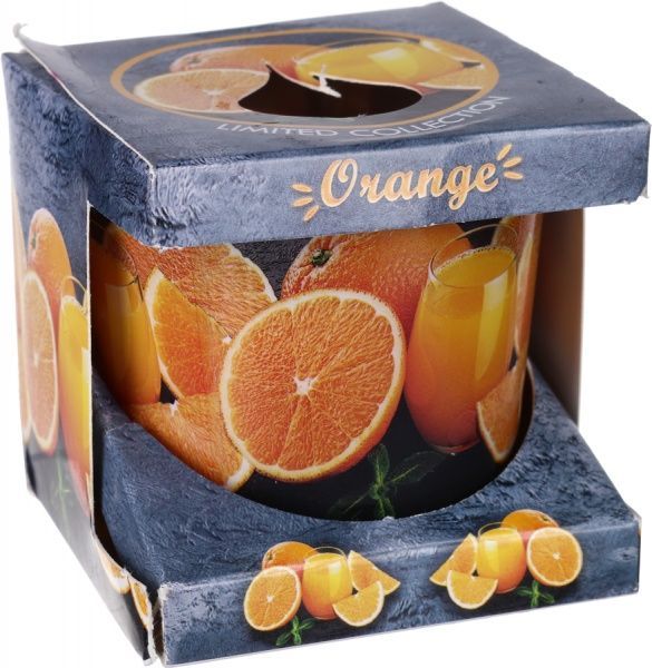 Свеча в стакане Orange 1248