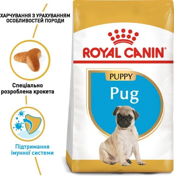 Корм Royal Canin для цуценят PUG PUPPY 1,5 кг
