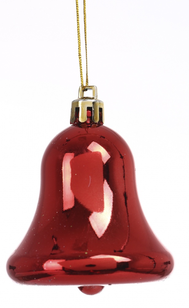 Набір підвісок 3 шт дзвіночок 3 кольори в асортименті 6 см EPI-