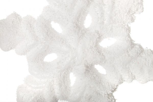 Декорация новогодняя Снежинка 13 см SDK3040W 