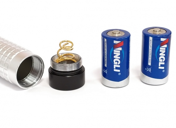 Ліхтар Expert light EAX-ALFL009-3WLED сріблястий