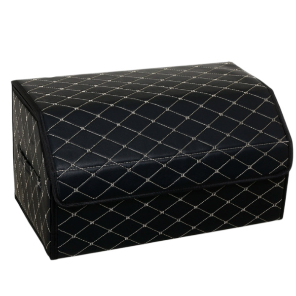 Сумка-органайзер в багажник розмір L Auto Assistance AA-533BG чорно-білий