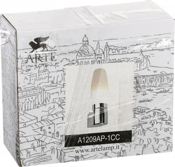 Светильник настенный Arte Lamp Aqua 1x40 Вт хром A1209AP-1CC 