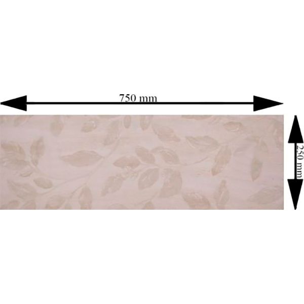 Плитка Allore Group Travertine Intarsia Ivory W\DEC M 25x75 NR Satin 1 