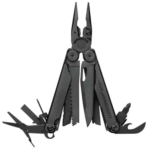 Мультитул Leatherman Wave Plus Black, 17 инструментов 832526