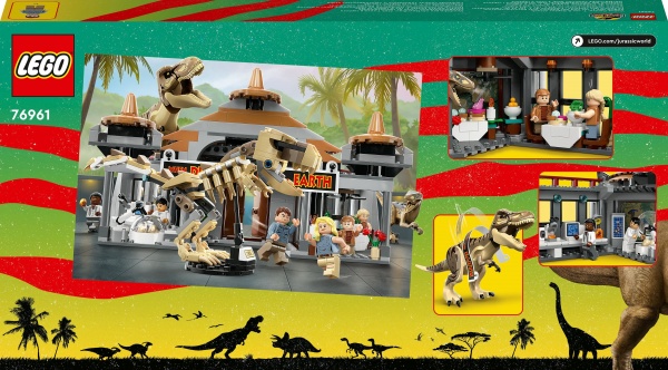 Конструктор LEGO Jurassic World Атака тиранозавра и раптора 76961