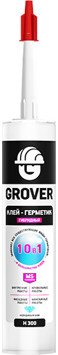 Клей-герметик Grover H300 многоцелевой 300мл прозрачный