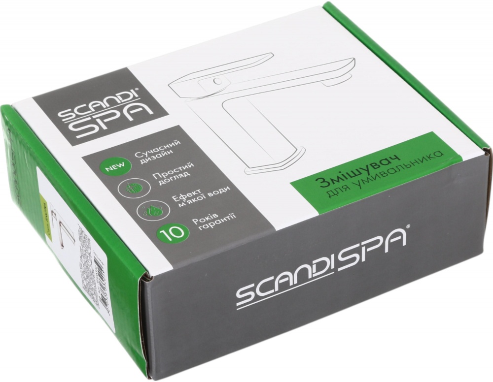 Смеситель для умывальника ScandiSPA Snotra хром