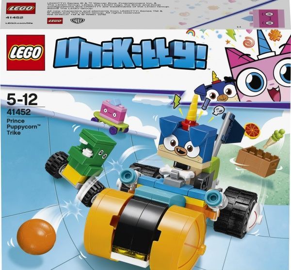 Конструктор LEGO Unikitty Трехколесный мотоцикл принца Паппикорна 41452