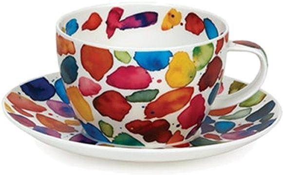 Чашка с блюдцами Блобс 101000205