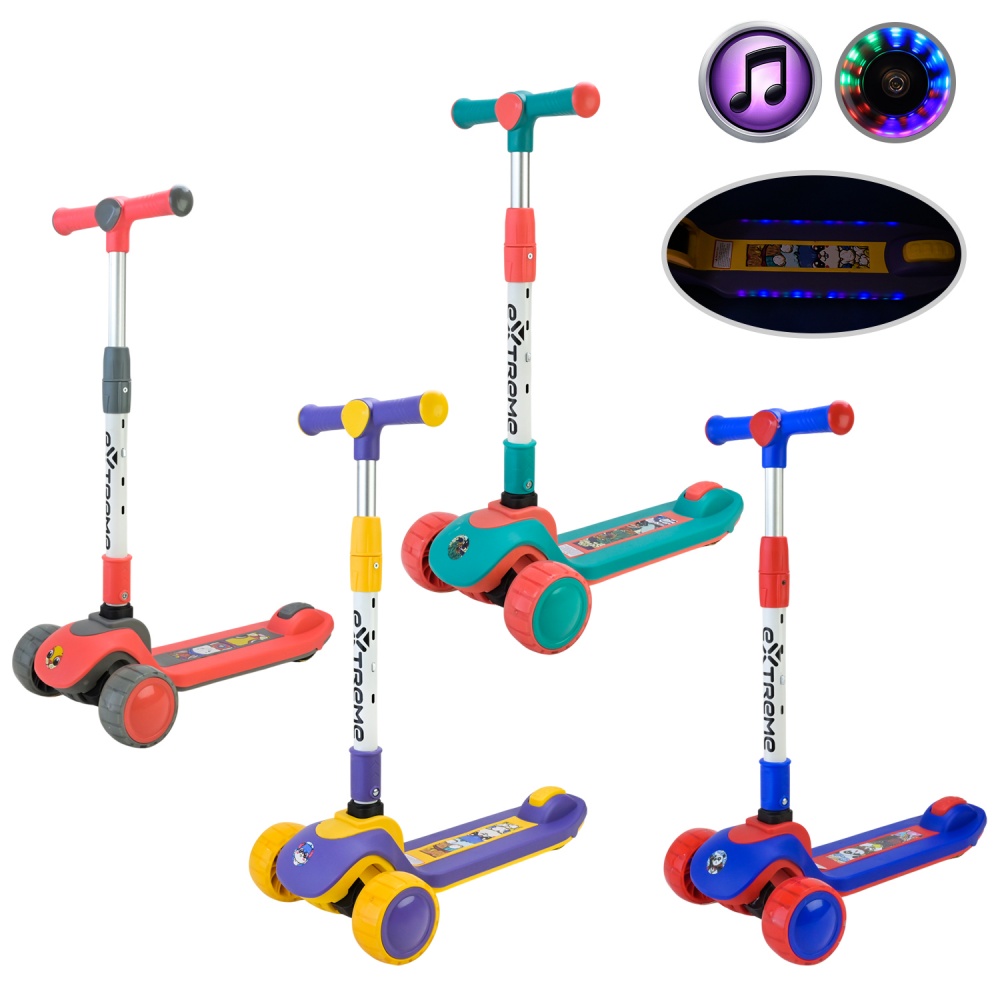 Самокат Shantou 3-колісний в асортименті SC812