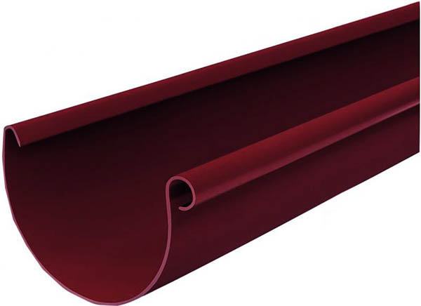 Желоб водосточный Bryza 100 мм 3 м красный 