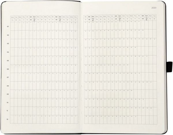 Еженедельник 2020 Partner Flex 8506-20-01-a чорний Axent 42808 