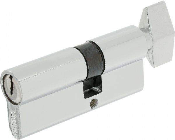 Цилиндр Bruno 40x30 ключ-вороток 70 мм хром
