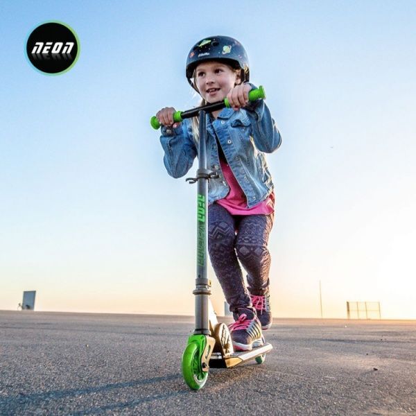 Самокат Neon Vector зеленый N101177 