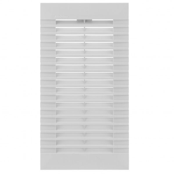 Гратка для вентиляції MiniMax 1251 120 х 220 мм пластик білий 