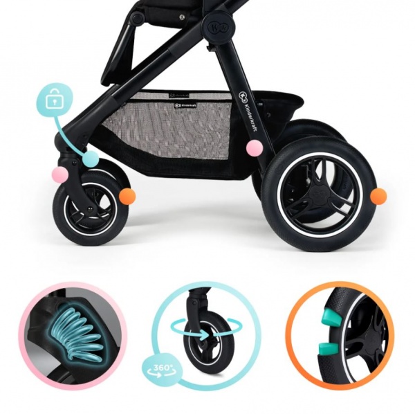 Коляска універсальна 2 в 1 Kinderkraft Everyday Bird KSEVER00BIR2000 