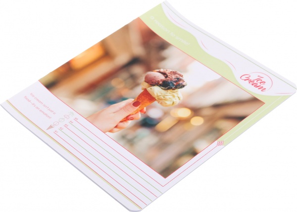 Тетрадь школьная 24 листа в линию УФ-лак в ассортименте