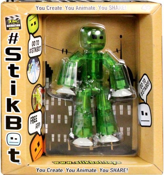 Фигурка Stikbot для анимационного творчества S1 зеленый TST616G