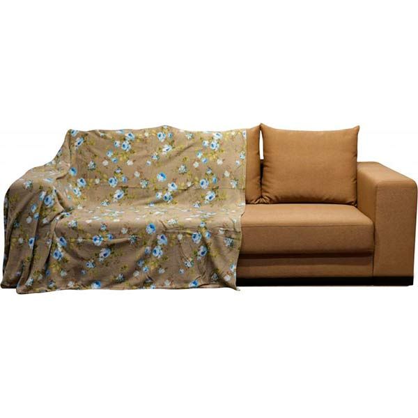 Плед мікрофібра Underprice Blue Flower 160x200 см